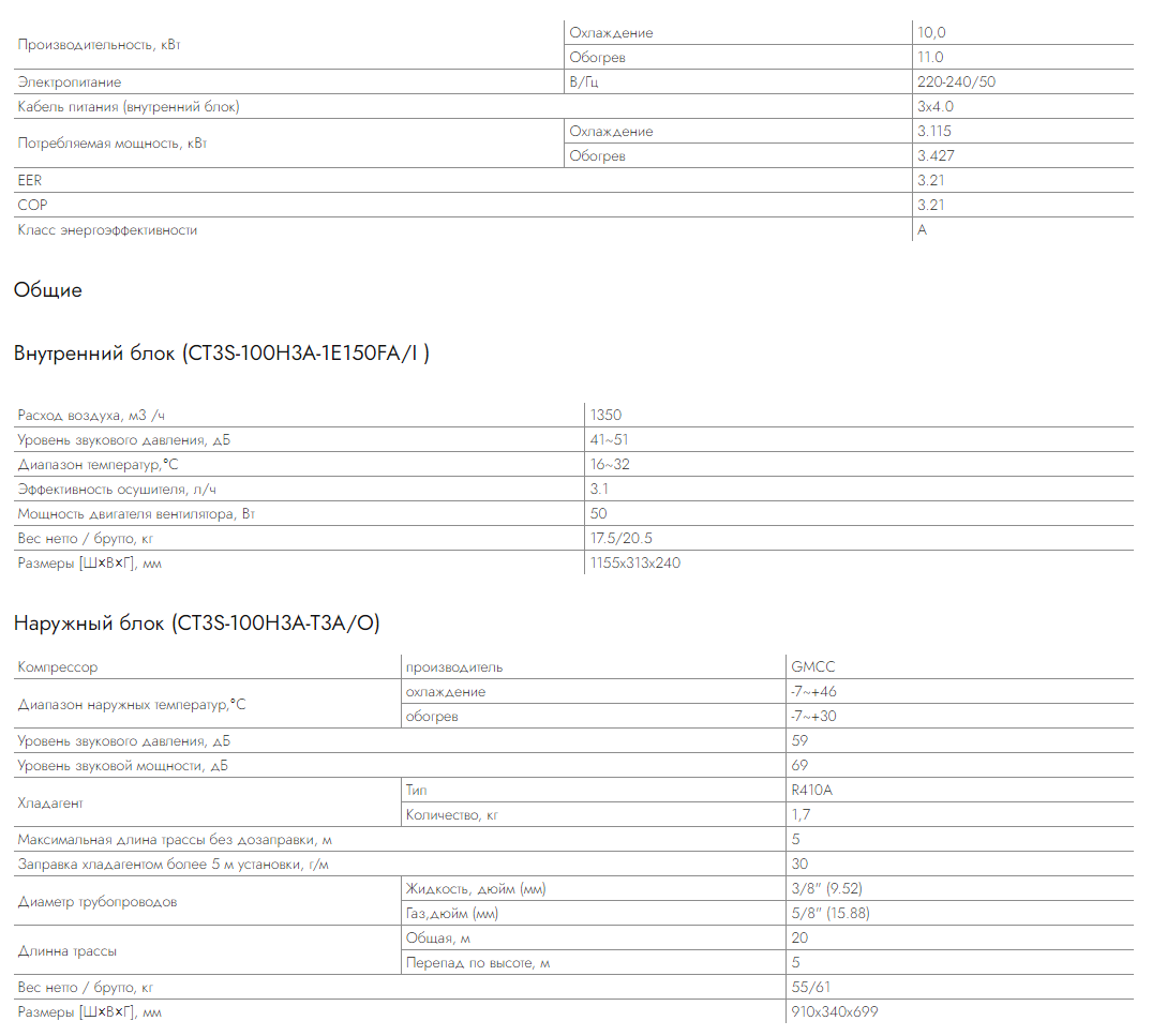 Кондиционеры chigo alba eco on/off 2024 cs-61h3a-1d150fe5 