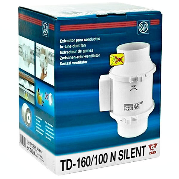 Td 160 100 nt. Soler&Palau td160/100 n Silent. Td 160/100 Silent. Td 160 Silent.