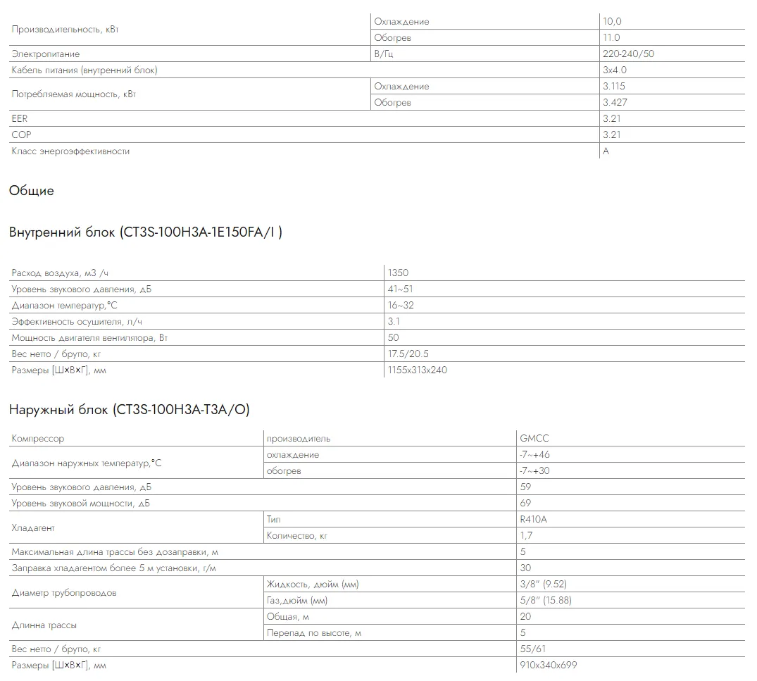 Кондиционеры chigo alba eco on/off 2024 cs-35h3a-1c150fy8e 